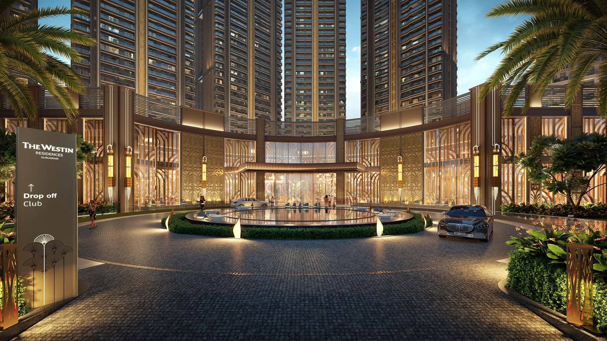 Westin Residences Gurugram luxury branded apartments exterior view